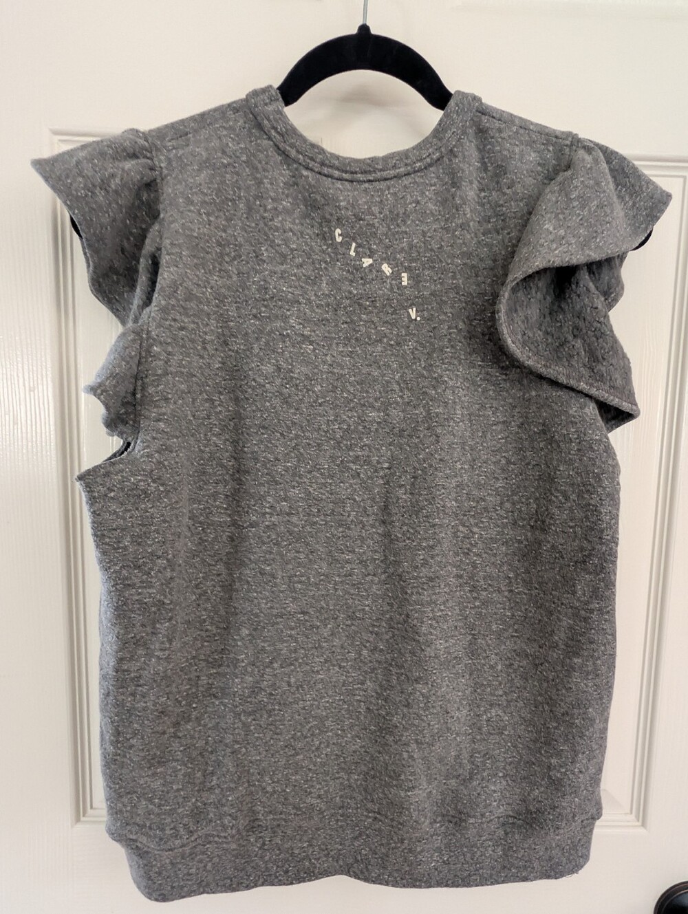 Clare V. Embroidered Ruffle Vest - Picture 6 of 8